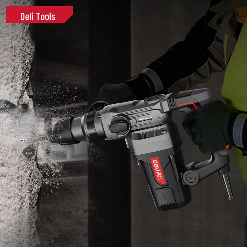 

Deli 1150W Brushless Dual-Function Electric Hammer Drill (DE363) CN plug (adapter included)