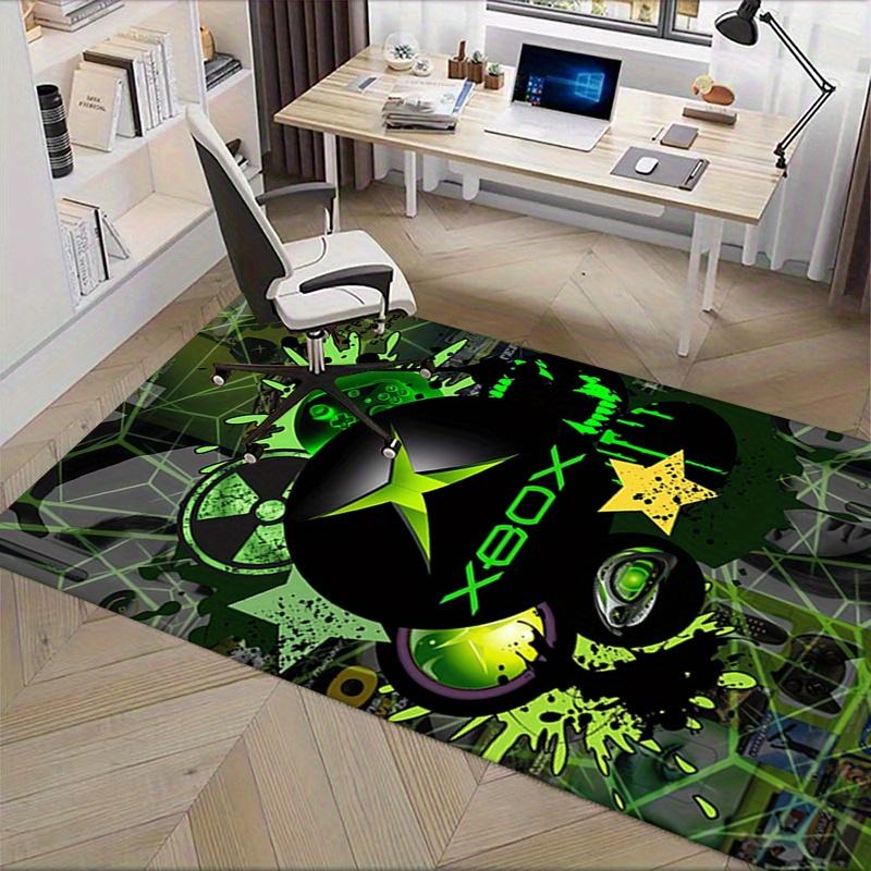 1pc Xbox, Gaming, Neon Office Carpet Soft Polyester Entrance Carpet Washable Non Slip Machine Washab