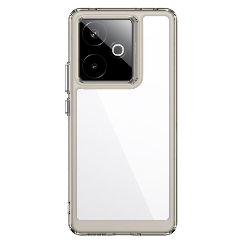 For Realme GT7 Clear Case Realme GT 7 7T Cover Coque Funda Hard Translucent Soft Edge Shockproof Phone Bumper Realme GT 7 realme GT 7T серый