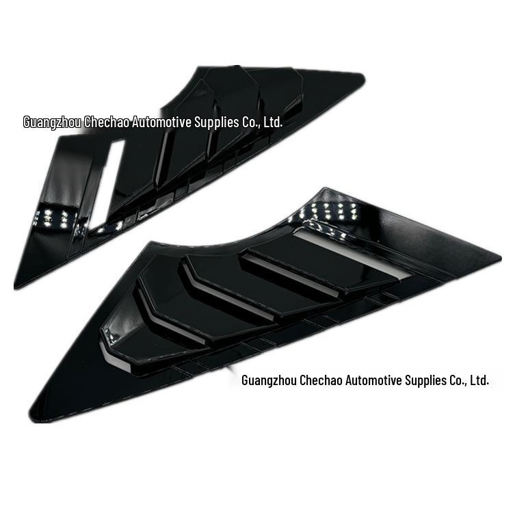 Kia K3 (2011-2024) Mustang-Style Carbon Fiber Front & Rear Triangular Window Louvers