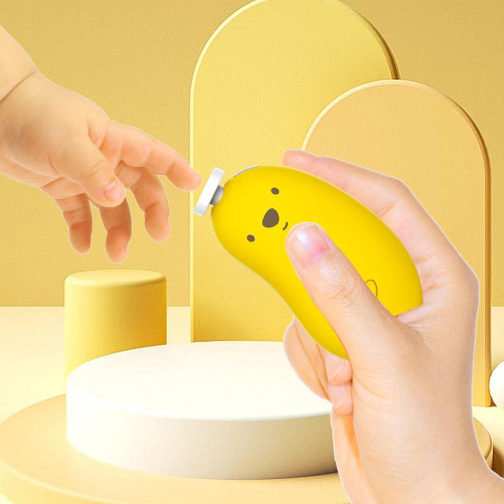 Electric Baby Nail Grinder Safe USB Charging with 6 Grinding Head Baby Nail File for Home Baby Fingernail Care