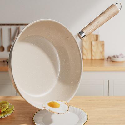 Antihaft-Wok-Bratpfanne, Steakpfanne, Pfannkuchenpfanne, gebratener Induktionsherd, Gasherd, spezieller Kochtopf, Maifan-Stein, antihaftbeschichteter Topf