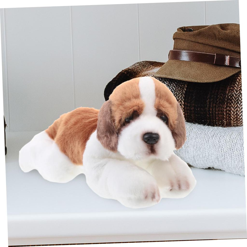 KICHOUSE Simulation Dog Plush Toy Figure, Anime Character Animal Figurine, Cute Interior Toy, Kids Birthday Gift, Stuffing Plush Figure, Plush Doll