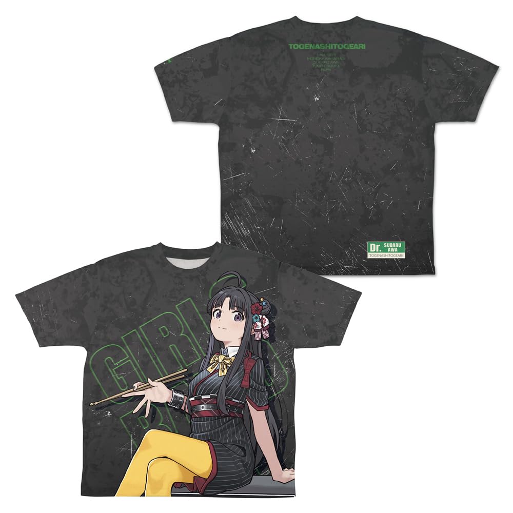 2D Cospa Girls Band Cry Original Illustration Yasuwa Subaru Full Graphic L Size [Official] Double-Sided T-Shirt A-Photo Ver.