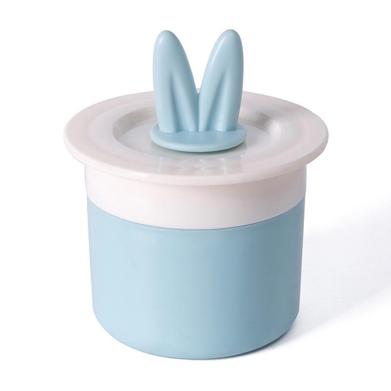 

Пушистый кремовый пенный венчик для очищения лица, ручное очищающее средство для лица, портативная симпатичная пенная чашка, шампунь, пенообразователь для ухода за кожей светло-синий