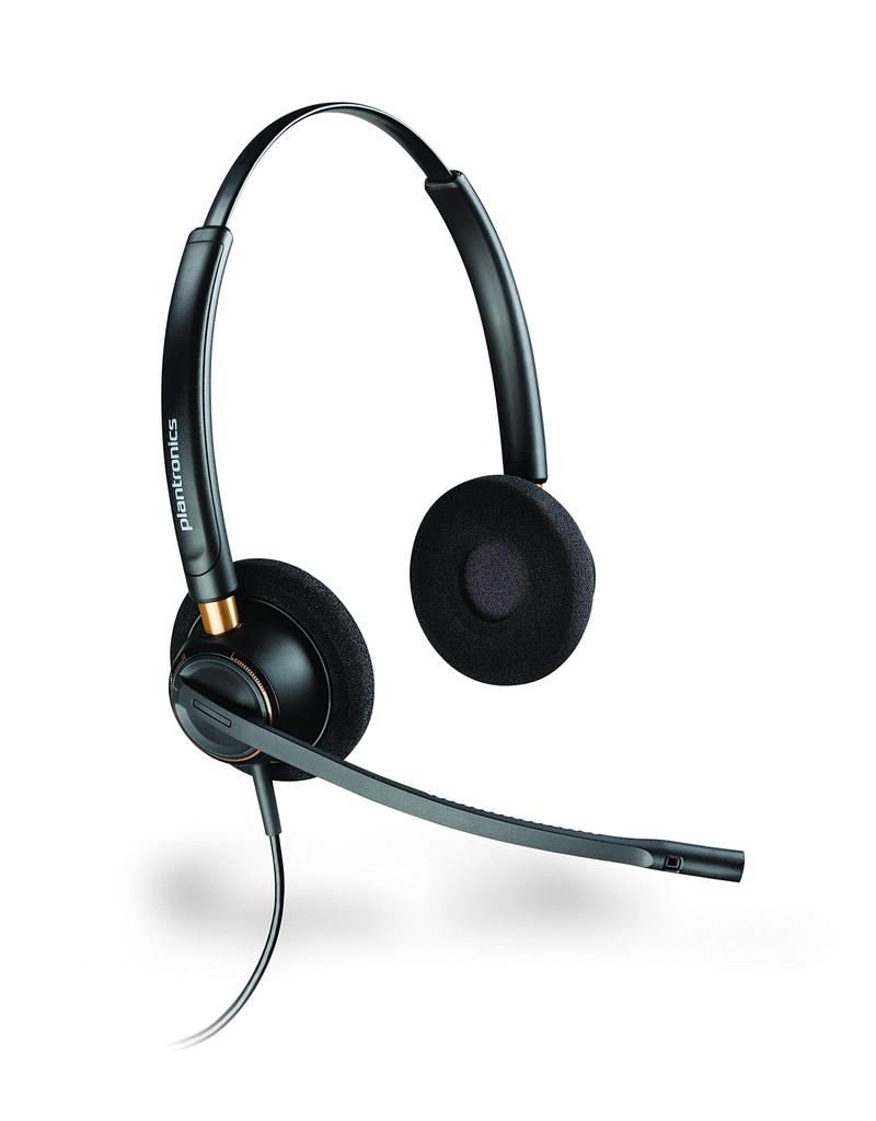 Plantronics PLNHW520 EncorePro HW520 Premium Binaural Headset (Renewed Version)