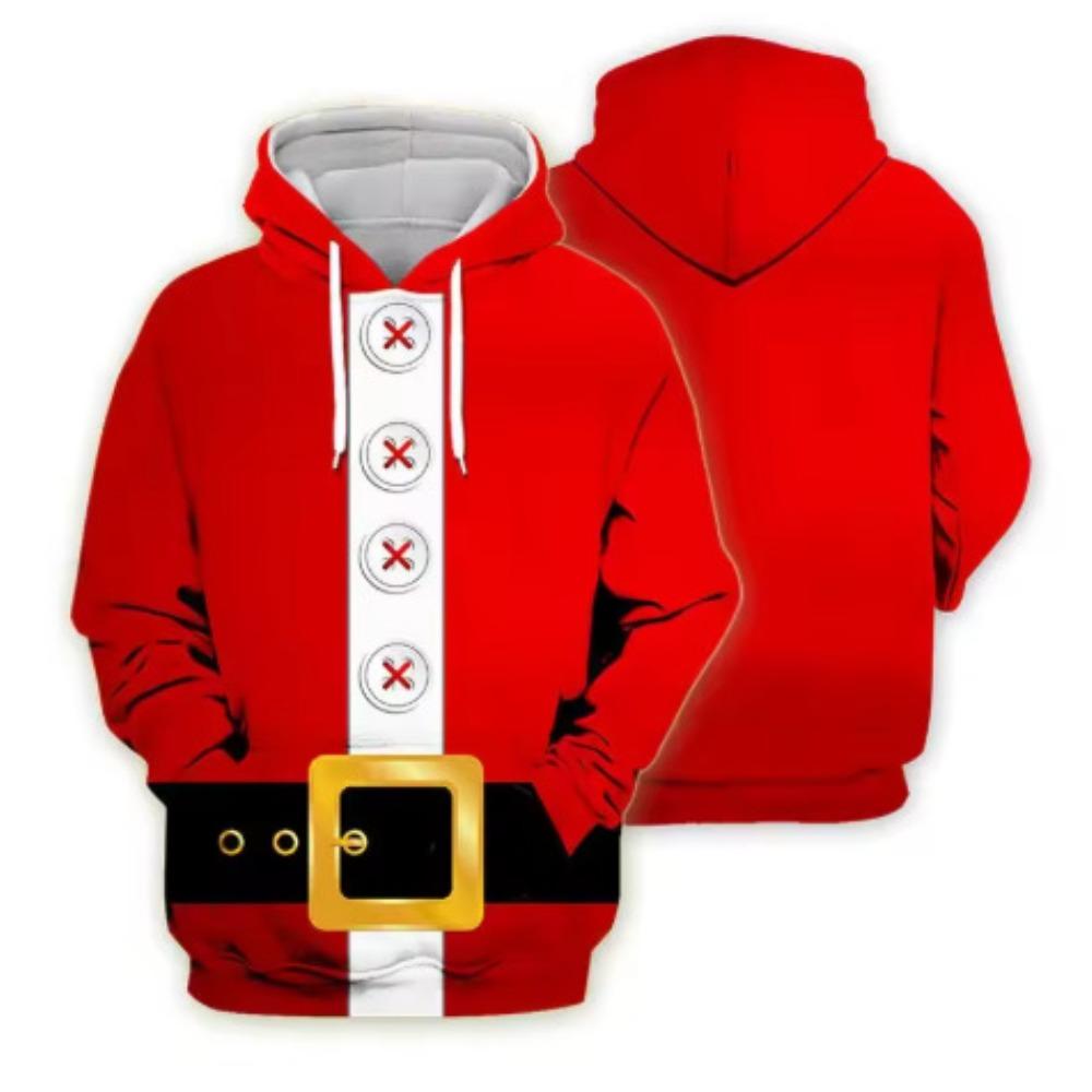 Interesting Christmas Series 3D Printed Hoodies Men's Fashion Casual Sports Autumn Long Sleeve Hoodies