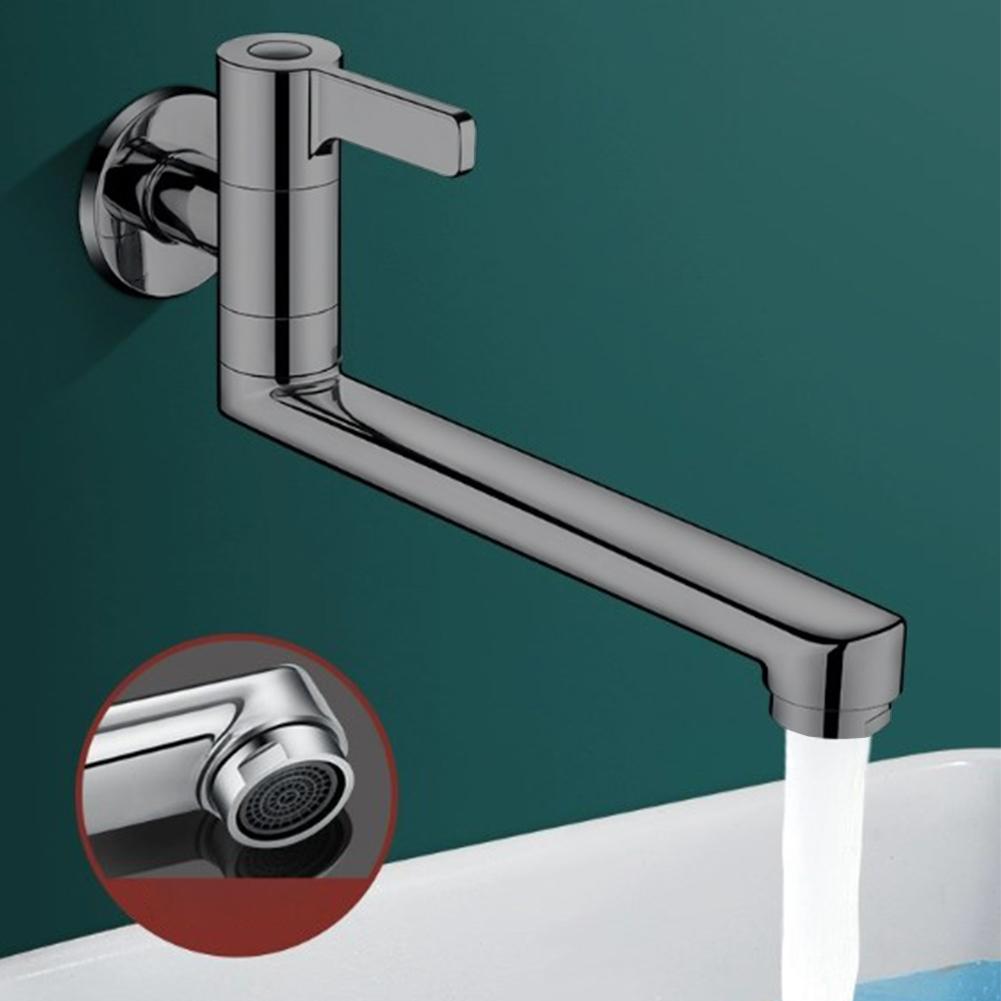 Extended Faucet Cold Kitchen Sink Faucet Kitchen Cleaning 304 Stainless Steel Cleaning Tap Easy Operation Flexible Rotation