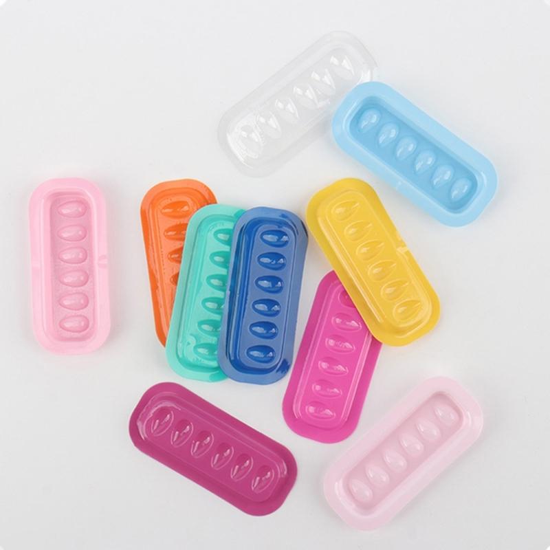 100pcs Eyelash Glues Holder Tray Silicone Palette Accesories For Makeup Artists And Lash Extension Accessories