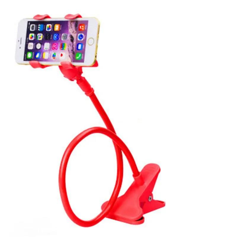 360 Universal Lazy Mobile Phone Gooseneck Stand Holder Flexible Bed Desktop Bracket Smartphones Table Clip Stand Base Support