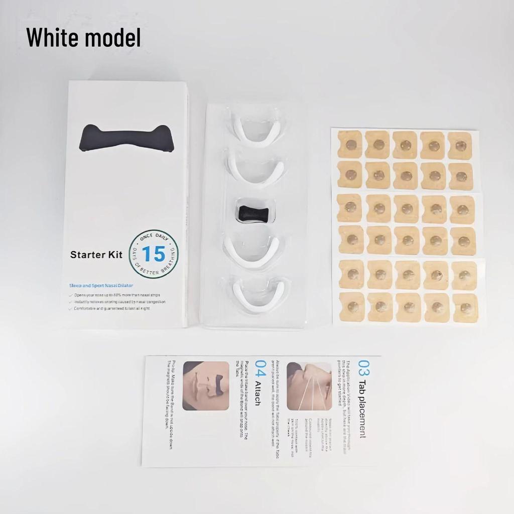 Respiratory Care Set: Relieves Nasal Congestion, Improves Breathing & Prevents Snoring (30 Pairs)