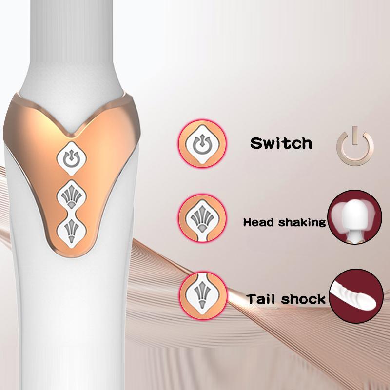 Vibrator AV puternic Dildo Baghetă magică pentru femei 10 moduri Stimulator clitoris G Spot masaj vagin Jucării sexuale pentru adulți pentru femei