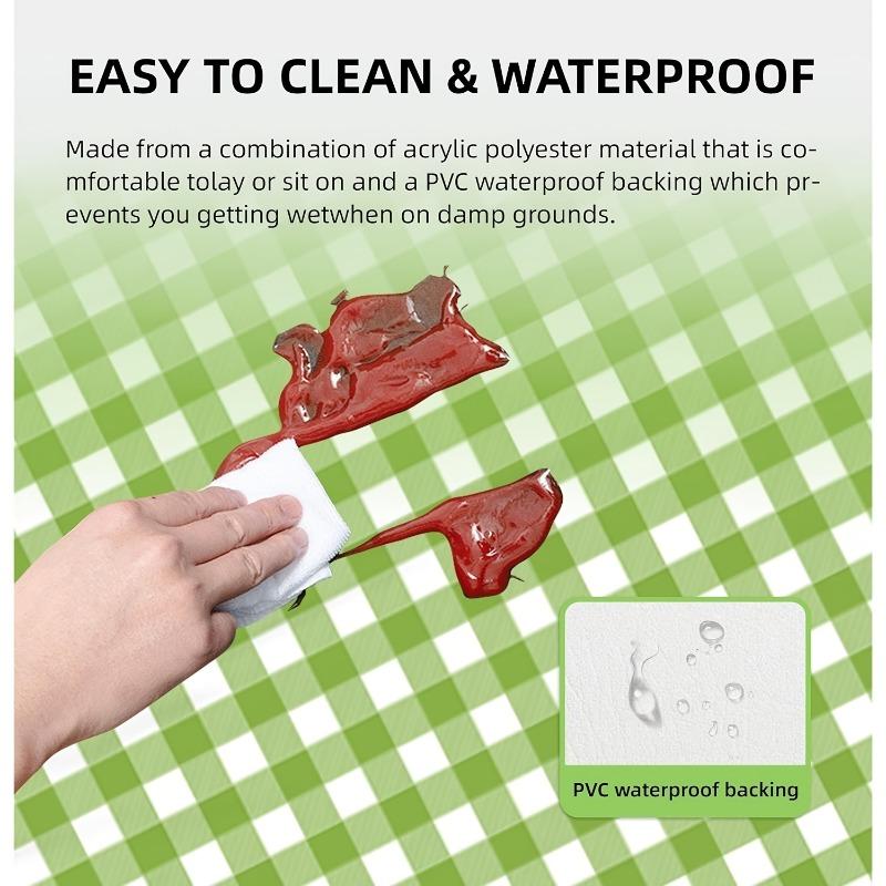 Extra Large Picnic Outdoor Blanket, Waterproof Foldable Picnic Mat for Beach, Camping – Color Sent Randomly Non-Food Direct Contact