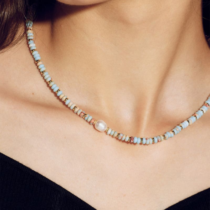 Les Bijoux Philosophy LB_Vintage Gem Stone Necklace