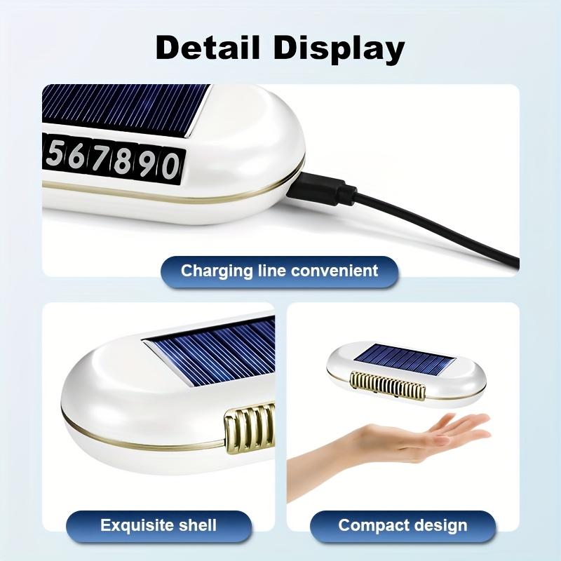 Solar Powered Car Air Purifier with Automatic Operation Parking Start Solar Charging Long Battery Life