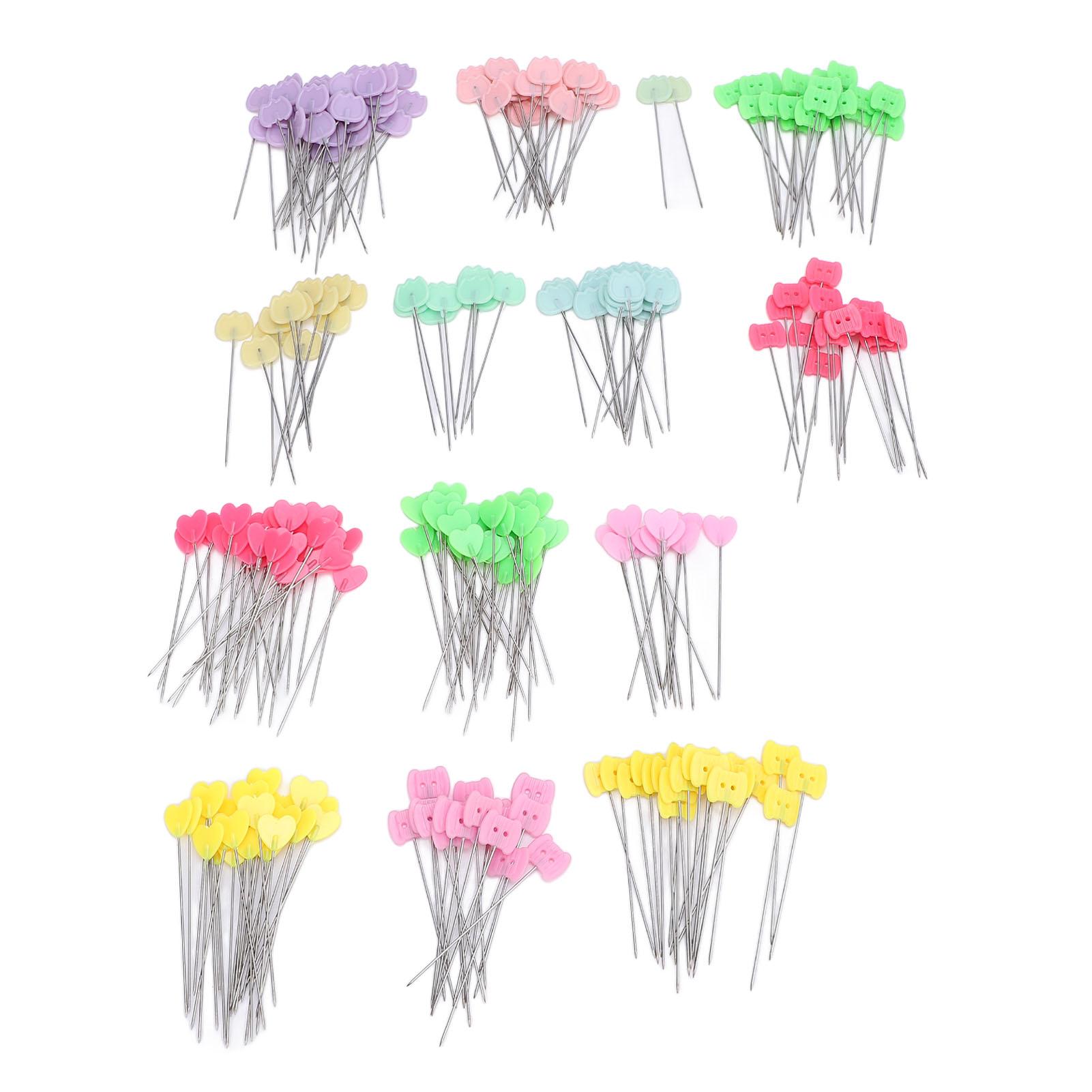 

300Pcs Flat Head Straight Pins Set Incisive Tip Sewing Pin Set for Positioning Decorating Craft Projects