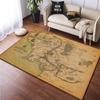 The Middle Earth Map Ring Pattern Area Rug Large Carpet for Living Room Bedroom Sofa Doormat Decoration,kids Non-slip Floor Mat