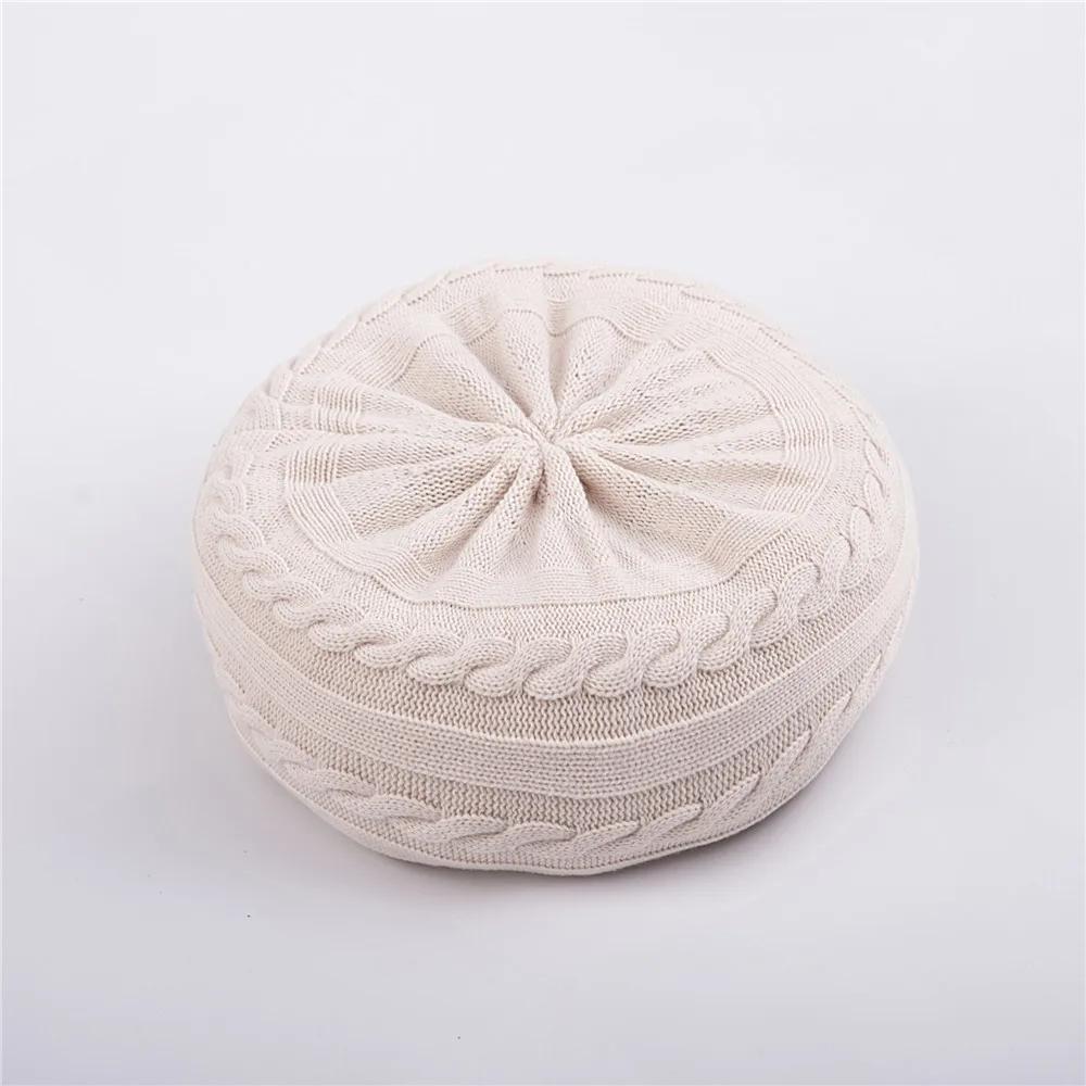 Newborn Photography Props Sofa Wraps Mat Cushion Crochet Bean Bag Baby Photo Shoot Basket Filling Posing Assist Accessories