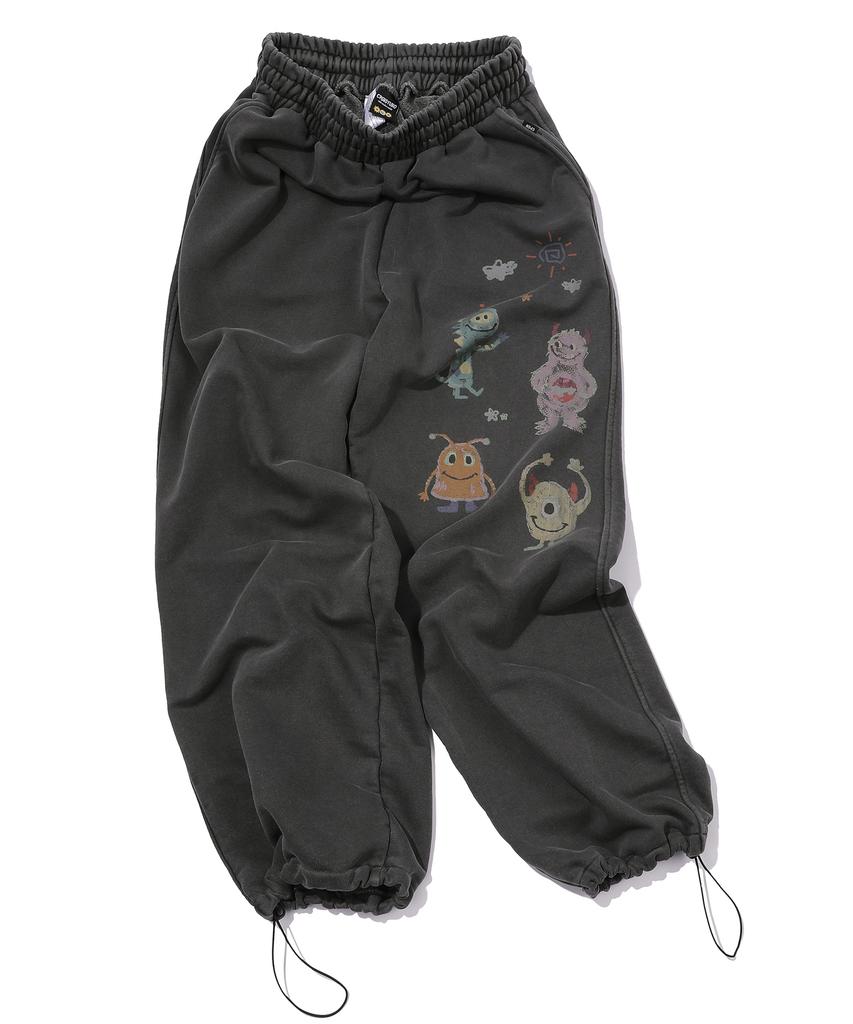 CPGN STUDIO Big Happy Day Pigment Sweatpants Smoke Black