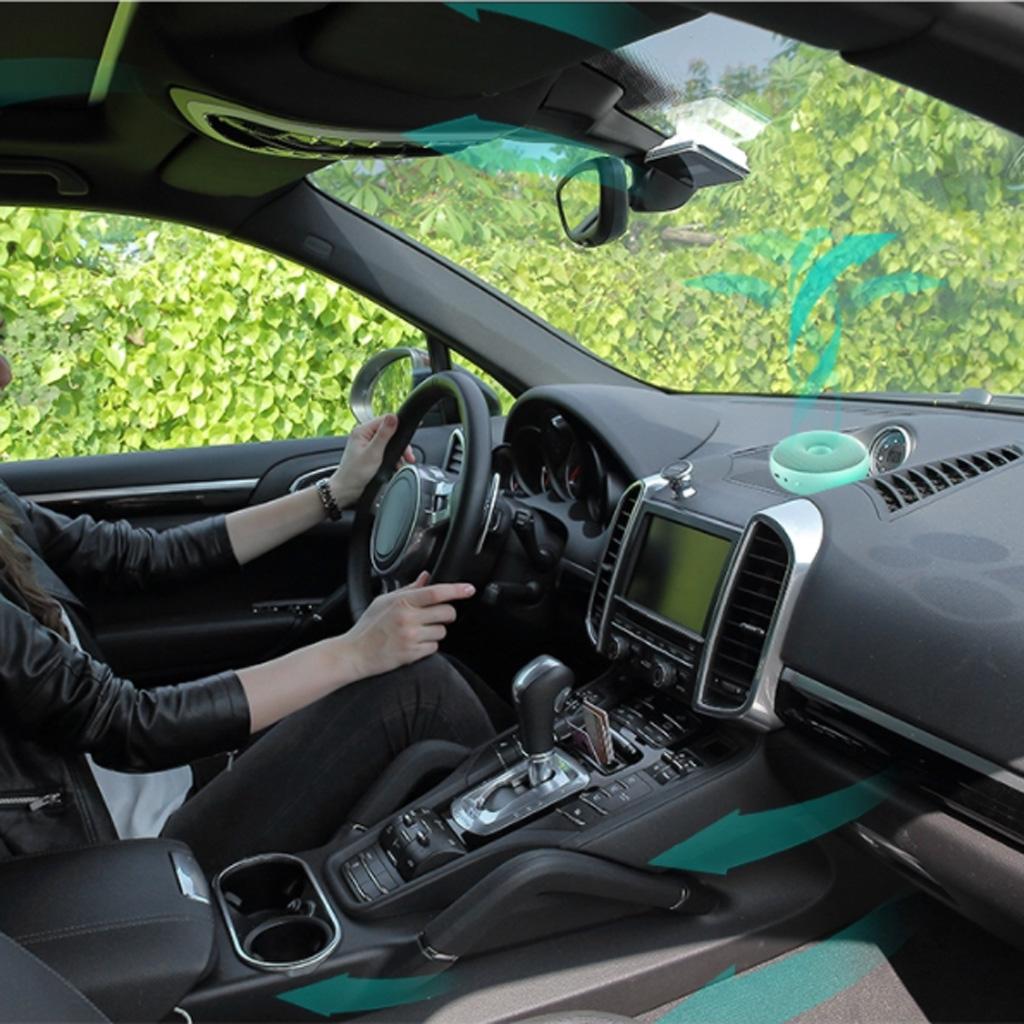 USB Rechargeable Mini Portable Pocket Donut Air Purifier for Home Bedroom Office Travel Hotel