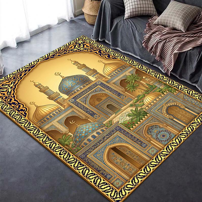 2025 New Muslim Carpet Rug for Living Room Bedroom Home Sofa Decoration,Kids Play Non-slip Floor Mat122