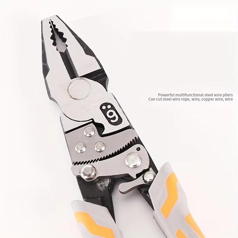 Cleste Nou cu Clichet Autoblocant Tăietor de Sârmă Multifuncțional 9 Inch Cleste Electrician Grad Industrial Scule de Mână cu Economie de Efort