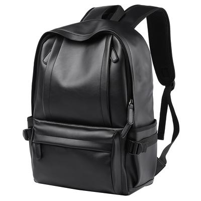 MATE ELAN Men Waterproof  Leather Laptop Backpack Women College Student Schoolbag Travel Teenager Casual Bag