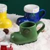 Creative Boot Shaped Mug Cartoon Ceramic Mug Afternoon Tea Coffee Cup Modern Home Breakfast Milk Cup Drinking Set Christmas Gift