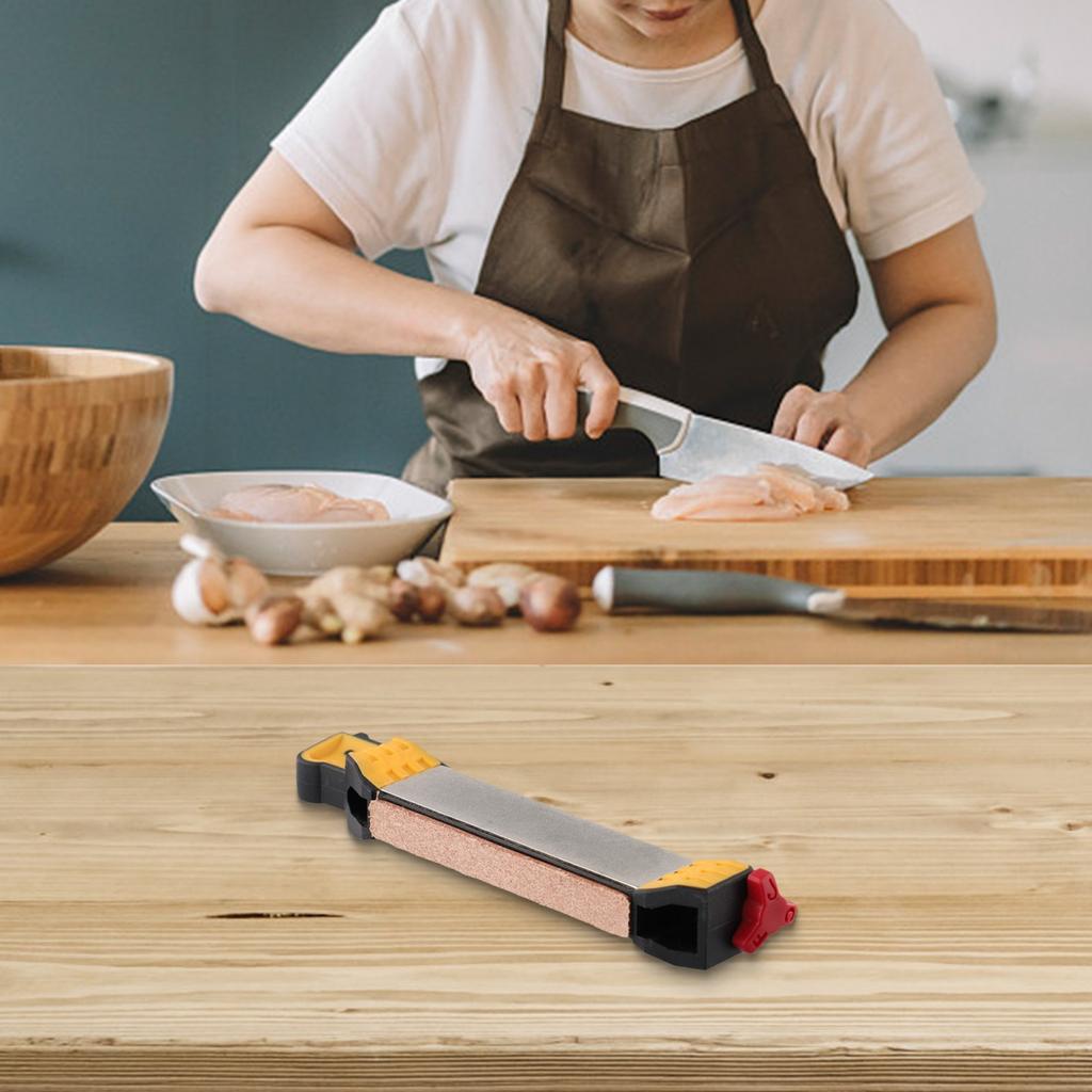 Affilacoltelli Multifunzionale Affilatura a Doppia Faccia Esterno Campeggio Cucina