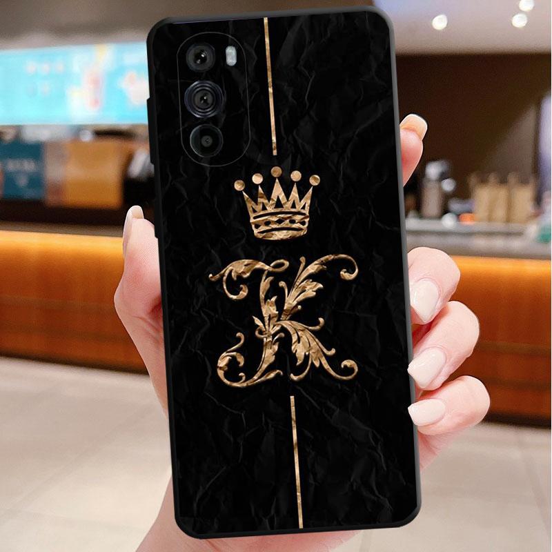 Phone Case For Motorola Edge 50 40 Pro 60 50 40 30 Ultra Neo Fusion Moto G85 G72 G53 G54 G84 G13 G32 King Queen Crown