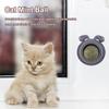 Plastic Catnip Edible Lick Balls Natural Safe Dog Head Shape Catnip Balls Toy for Cats Replaceable Rotatable Pet Treats Supplies