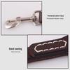 Genuine Leather Cowhide Dog Leash for Medium/Large Breeds - Retriever, Collie, Bulldog, Husky