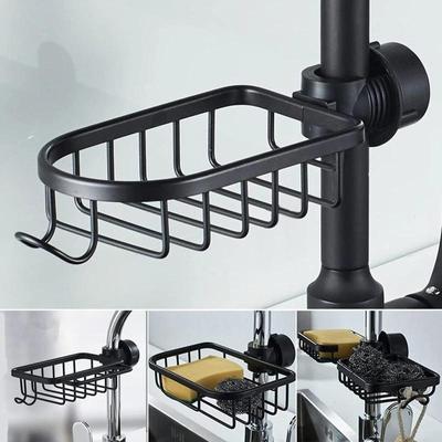 Mensola portaoggetti regolabile per rubinetto del bagno, mensola di drenaggio, spugne per piatti da cucina, mensola di finitura, mensole per doccia, accessori per il bagno