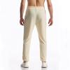 Men's Spring/Spring Ribbed Pants Elastic Waistband with Drawstring Straight Leg Comfortable and Versatile for Everyday Wear