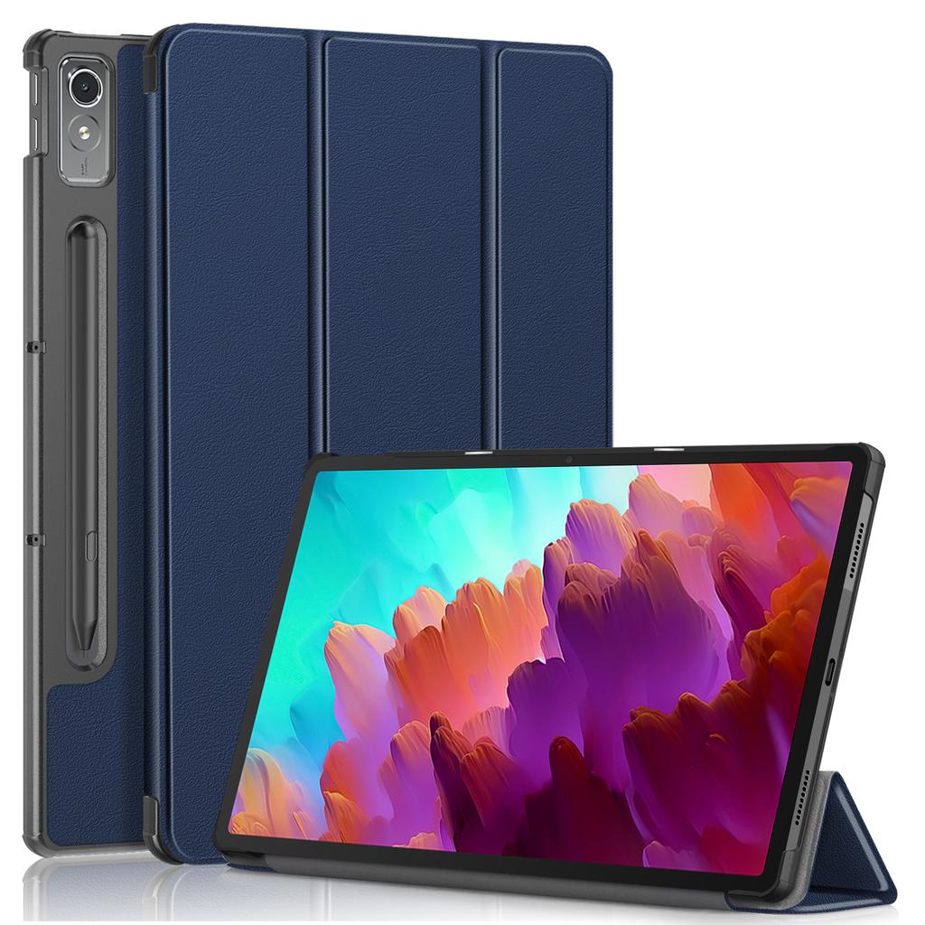 Case for Lenovo Tab P12 12.7 Inch 2023 Folding Folio Ultra-Thin Smart PU Leather Stand Case Cover