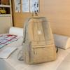 Solid Color New Japanese Retro Backpack, Versatile, Lightweight and Casual Commuting Backpack, Backpack, Computer Backpack