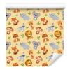 Animals Wallpaper Cream and Light Gray for Living Room and Bedroom 50x1000