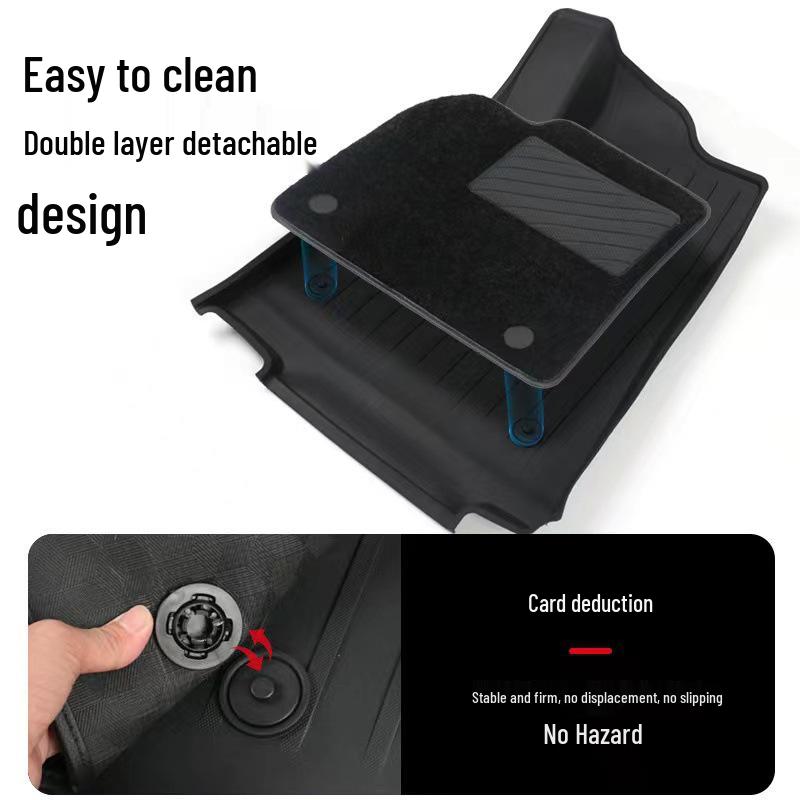 Custom TPE Floor Mats for Tesla Model Y