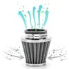 Car Air Filter Motorcycle Mushroom Head Air Filter Clamp On Air Filter Cleaner High Flow Intake FilterIntake Filter Accessories