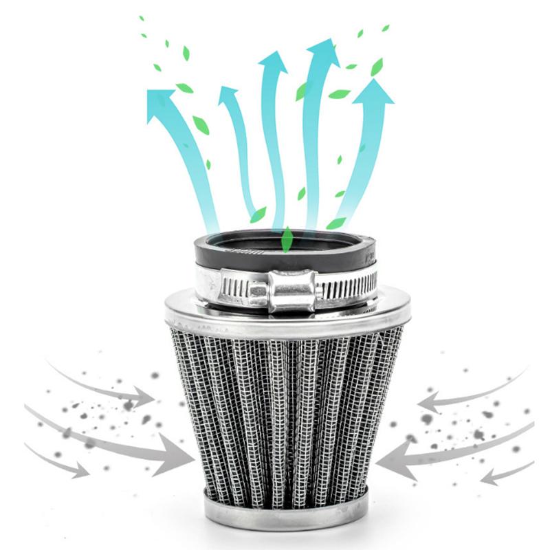Car Air Filter Motorcycle Mushroom Head Air Filter Clamp On Air Filter Cleaner High Flow Intake FilterIntake Filter Accessories