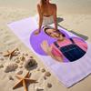 Ultra-Soft Beach Towel with Ms. Rachel Theme,Ideal for Pool - Camping, Diving - Perfect Travel Essential, Vibrant Beach Towel.