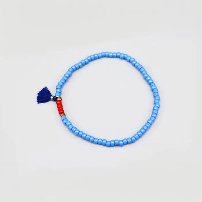 Bonbo Ethnic Tassel Bracelet Point Bead Bracelet 6 Colors