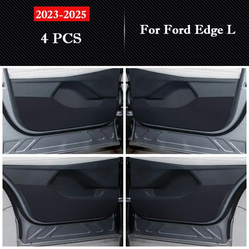 

Для Ford Edge L / Edge Plus 2015-2026 Автомобильная дверная накладка от пинков Защитная наклейка Пленка из углеродного волокна устойчивая к царапинам Аксессуары