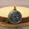 Seven Angels of Time Women's Versatile Accessories Retro Pendant Necklace