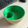 3D Printed Double Nut Bowl Round Berry Strainer Basket Practical Snack Serving Bowl  Easy To Clean