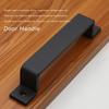 Heavy Sliding Door Pull Black Door Handle Bar Modern Barn Door Pull Handle  Cabinet