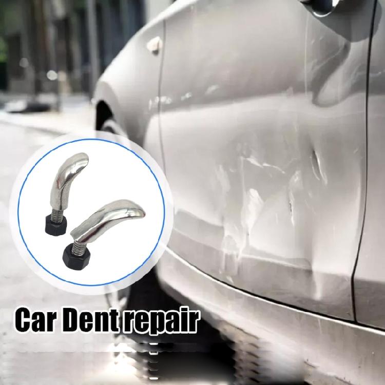2pcs Car Dent Repair Tool Head Stainless Steel Dent Removal Tool Heads Dent Remover Heads 360 Degree Steering