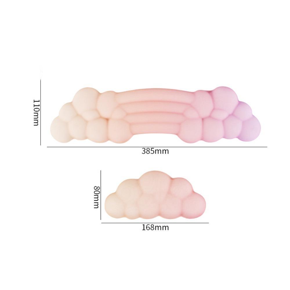 Carpal Pad Cloud Gradient Mouse Pad Keyboard Mousepad Cloud Shape Wrist Rest Pad   Computer