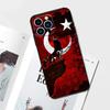 Turkey Turkish Flag Wolf Phone Case For iPhone 11 12 13 14 15 16 Pro Max Plus 12 13 Mini 7 8 X XR XS MAX Cover Shell