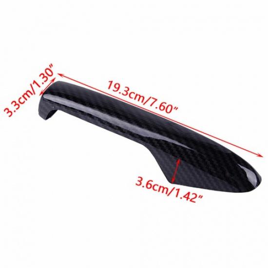 For Honda Accord 2008-2013 Carbon Fiber Texture Parking Handbrake Cover Trim